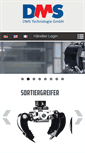 Mobile Screenshot of dms-tec.de